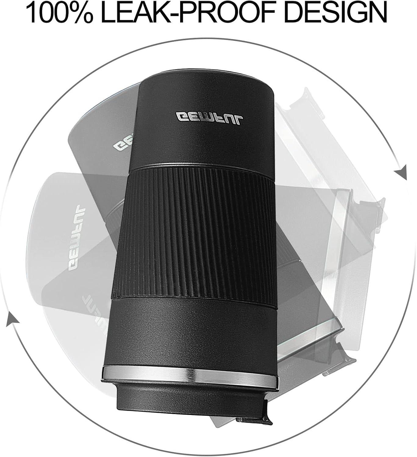 imageGEMFUL 17oz Travel Coffee Mug To Go with Lid Stainless Steel Insulated Cups Reusable Tumbler Leak Proof Coffee Lovers Gift for Hot Cold Drinks Women Men Office Car Black2 Pack17oz