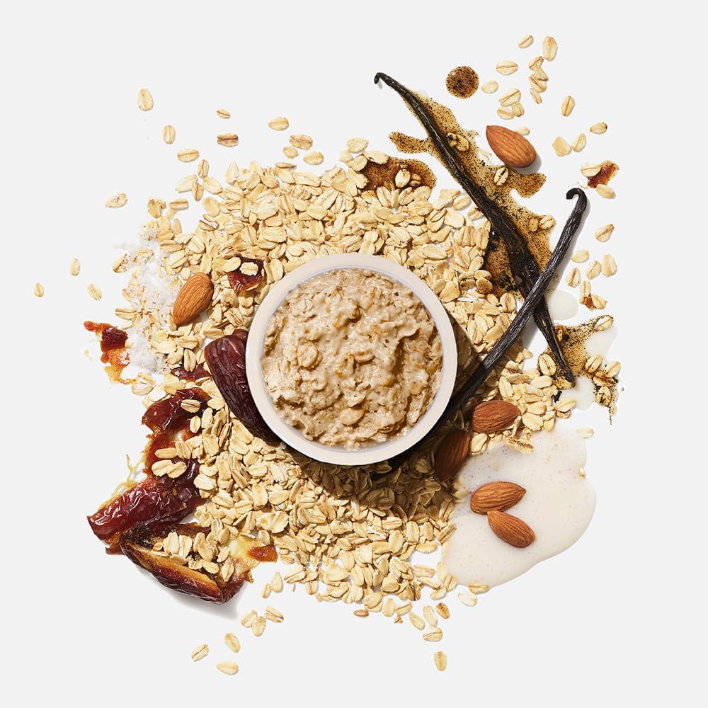 imageMUSH Overnight Oats Vanilla Bean Good Source of Fiber NonGMO Dairy Free Gluten Free 5ozVanilla Bean