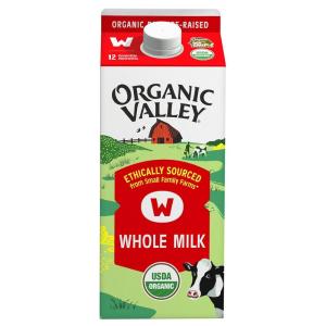 Organic Valley, Organic Whole Milk, 64 Oz (Half Gallon)(Whole)