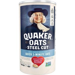 Quaker Oats, Old Fashioned Oats, 18 Oz(Steel Cut Quick)