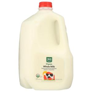 365 by Whole Foods Market, Organic Whole Milk, 128 Fl Oz